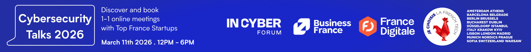 Cybersecurity x La French Tech in Europe